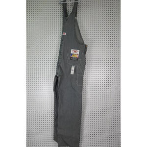 Round House Size 44X34 Zipper Fly Overall Striped Blue White New With Tags